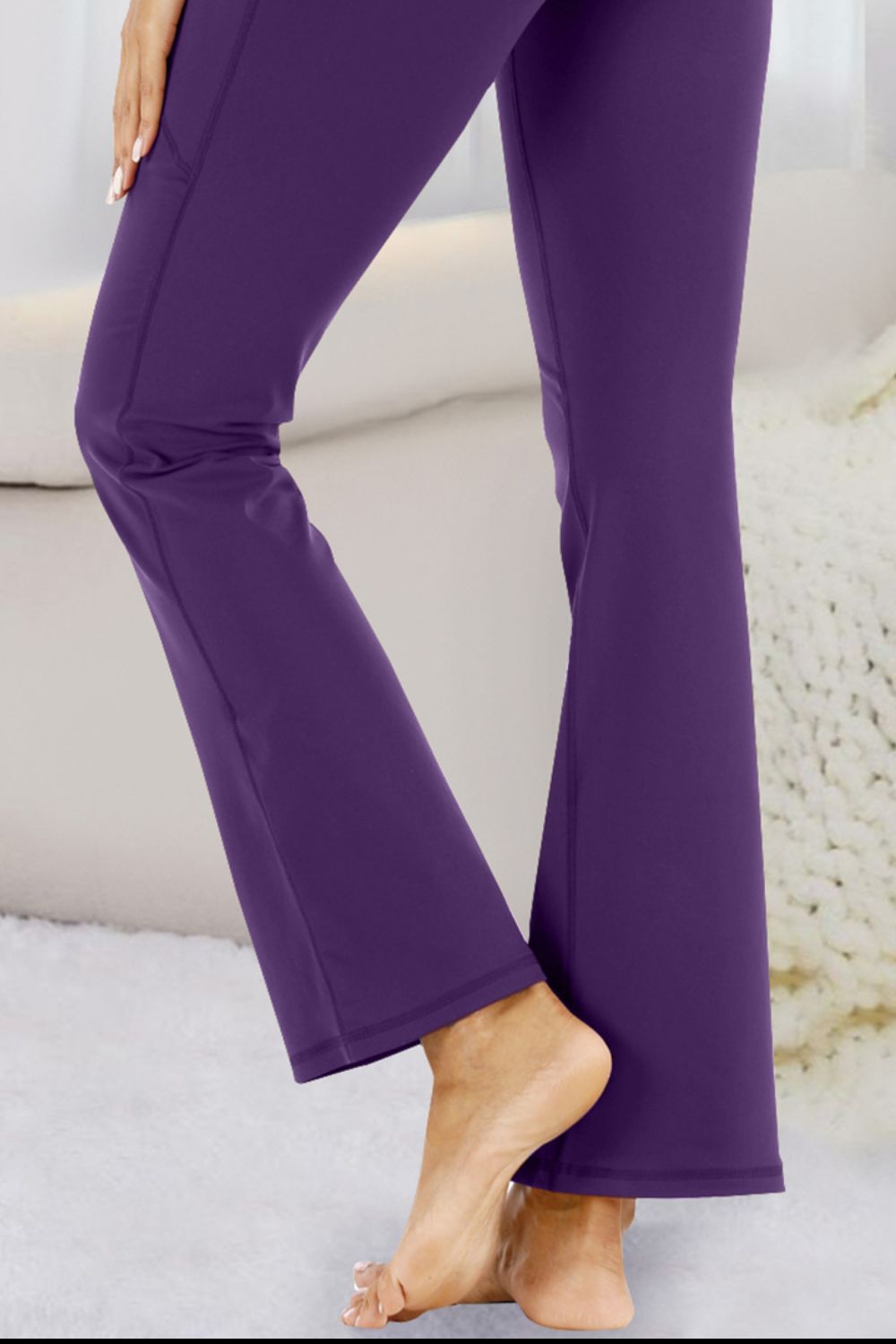 Pocketed High Waist Active Pants - House of Binx