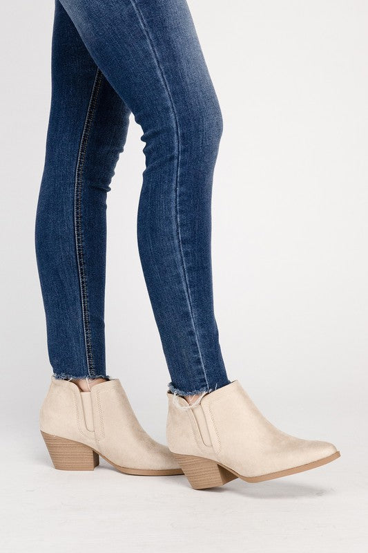 GWEN Suede Ankle Boots - House of Binx