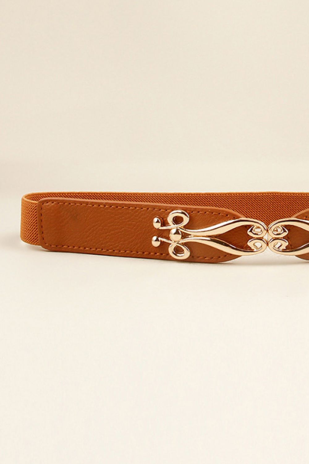 Alloy Buckle Elastic Belt - House of Binx