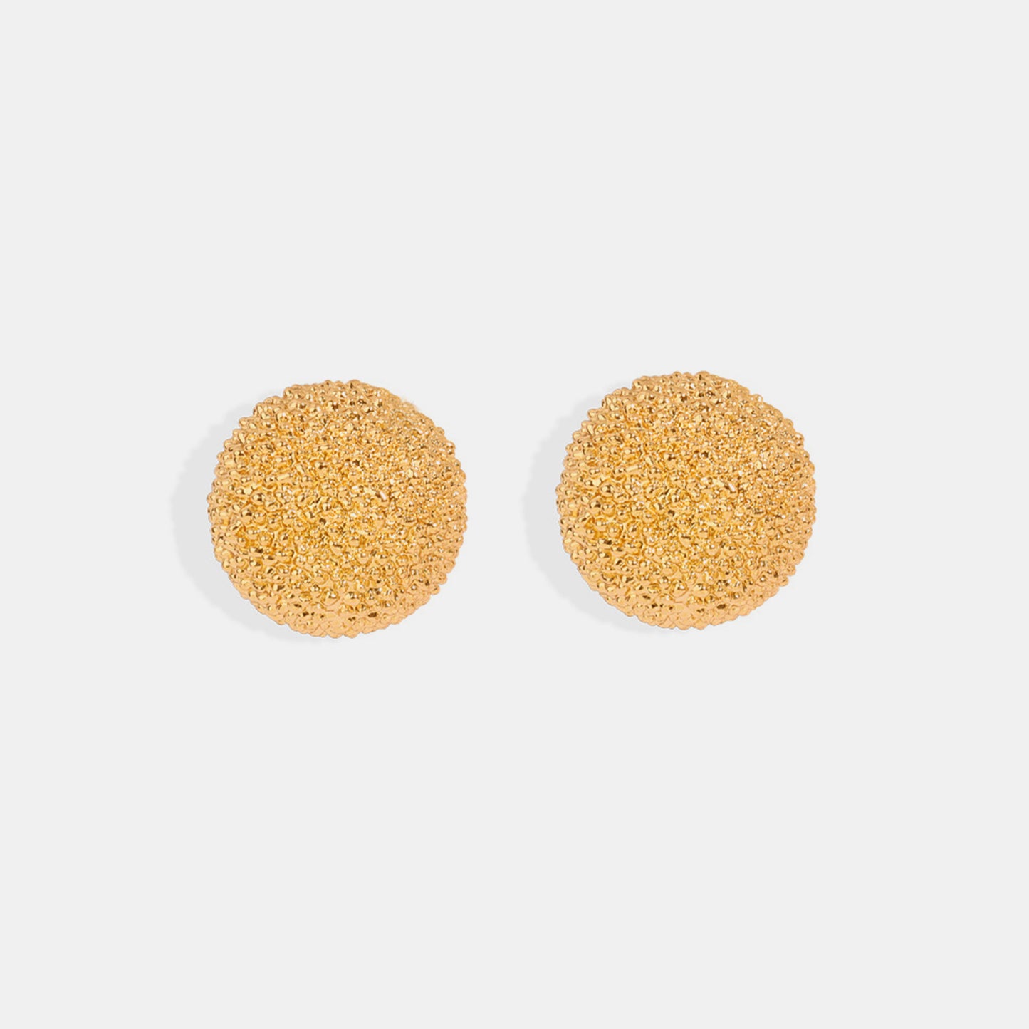 Gold-Plated Geometric Stud Earrings - House of Binx