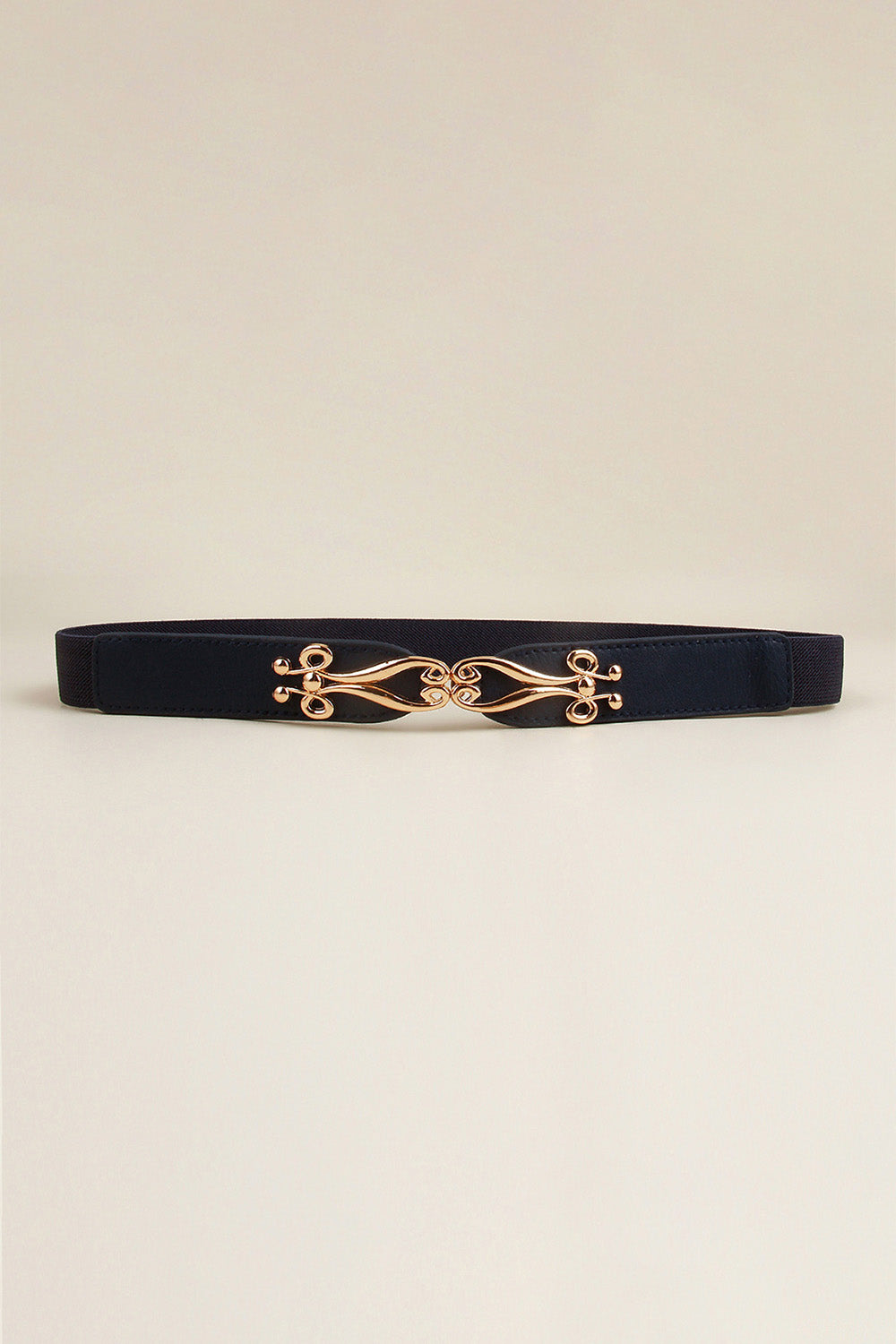 Alloy Buckle Elastic Belt - House of Binx