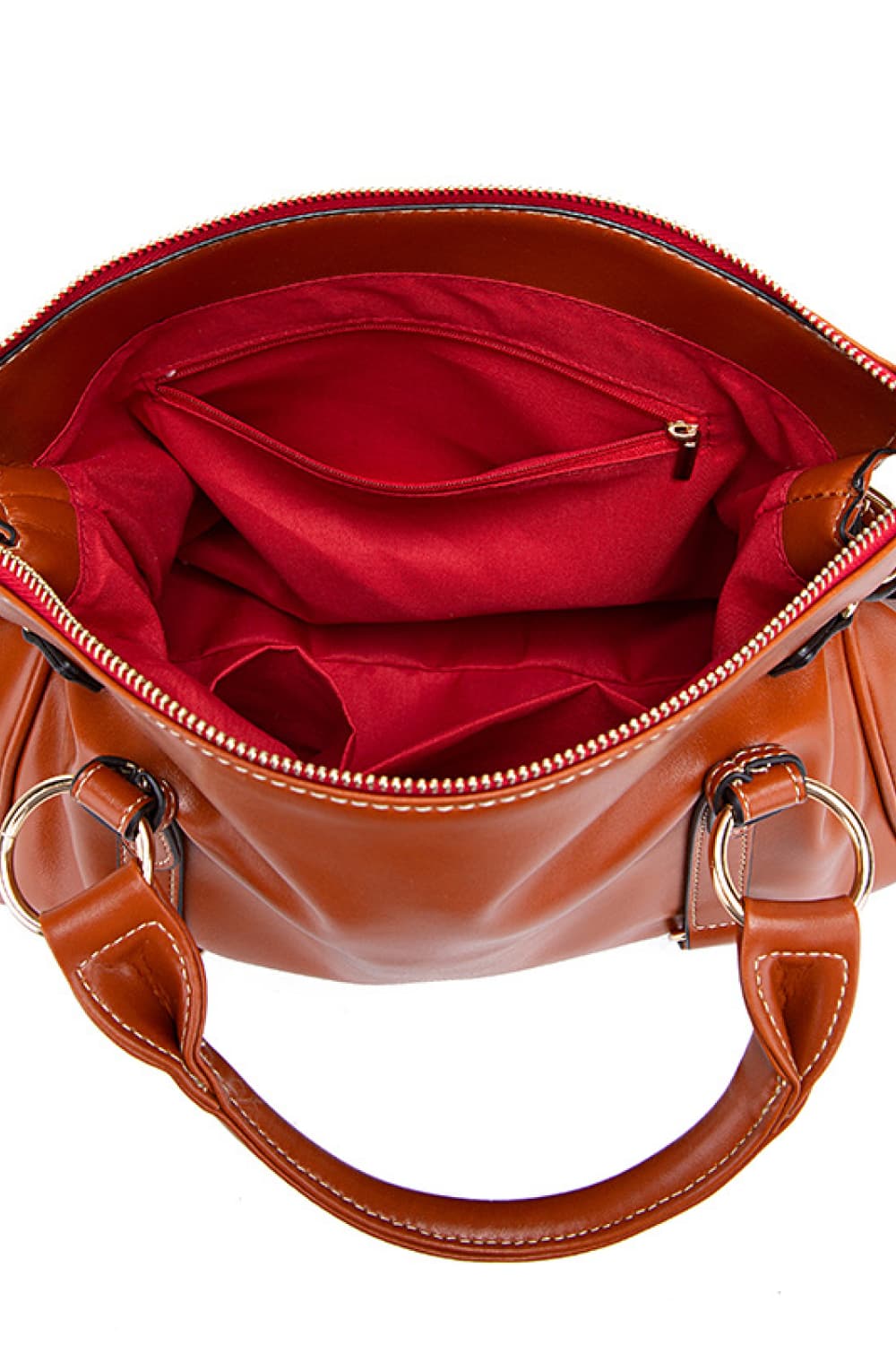 PU Leather Handbag with Tassels - House of Binx