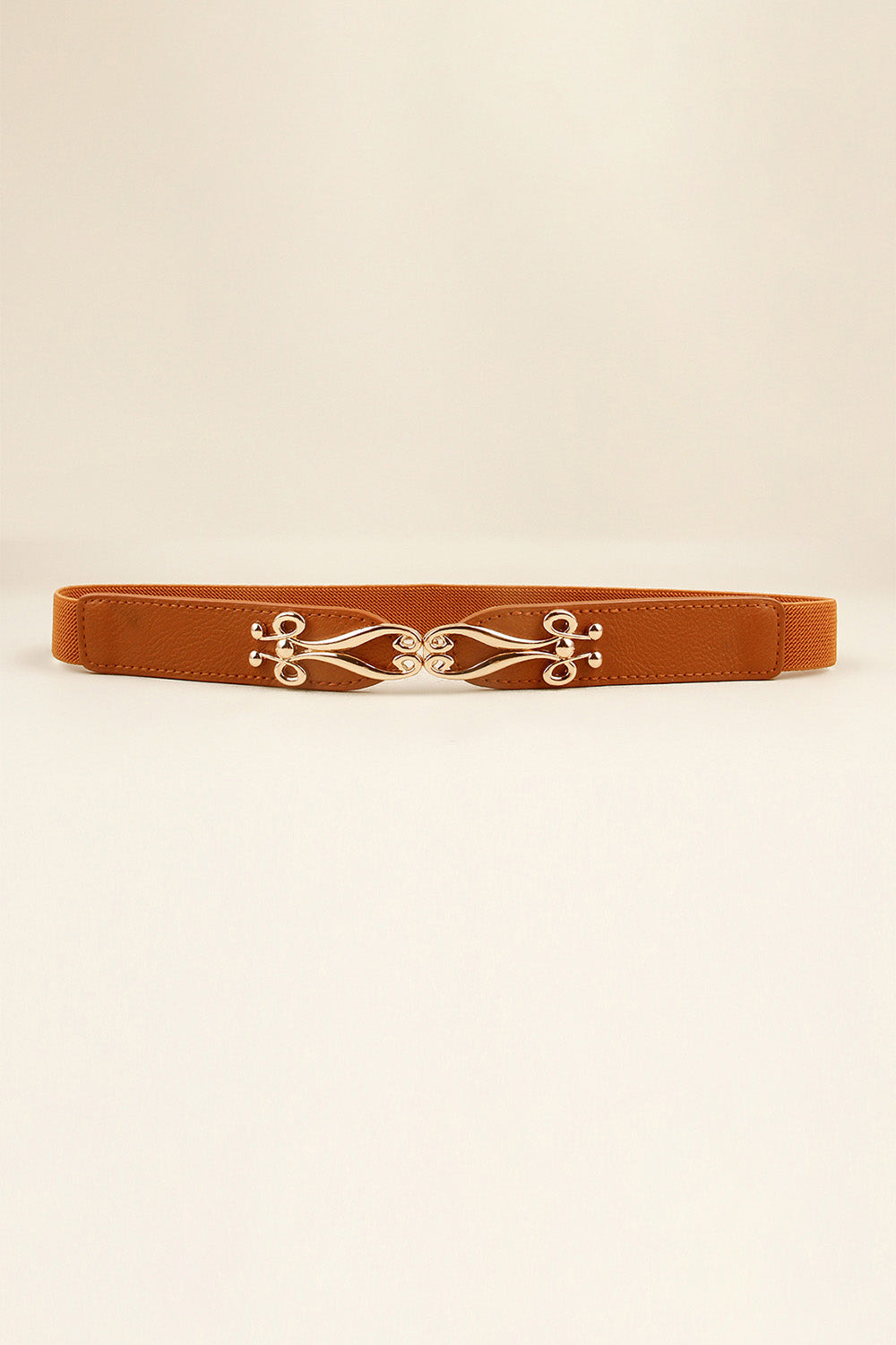 Alloy Buckle Elastic Belt - House of Binx