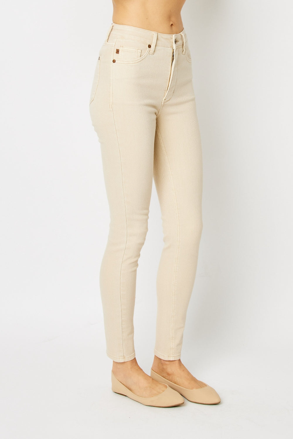 Judy Blue Full Size Garment Dyed Tummy Control Skinny Jeans - House of Binx