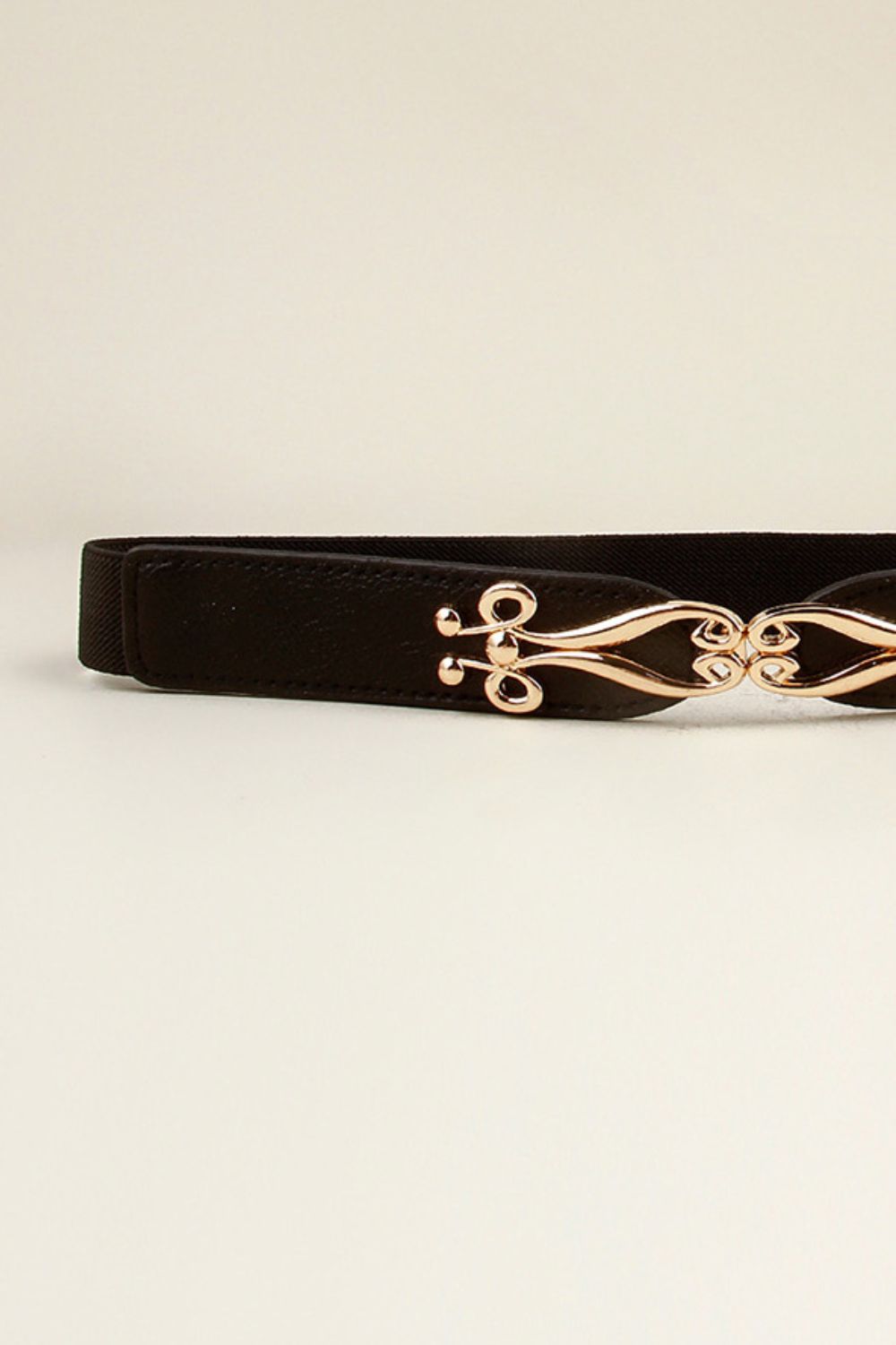 Alloy Buckle Elastic Belt - House of Binx