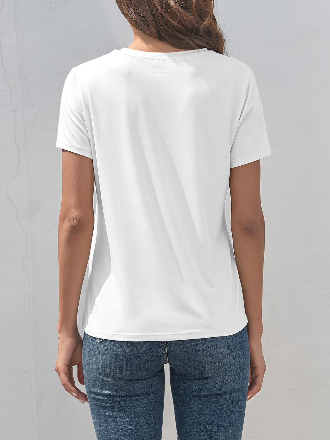 Smile Graphic Round Neck Short Sleeve T-Shirt - House of Binx