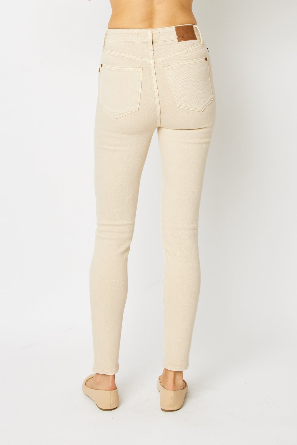 Judy Blue Full Size Garment Dyed Tummy Control Skinny Jeans - House of Binx