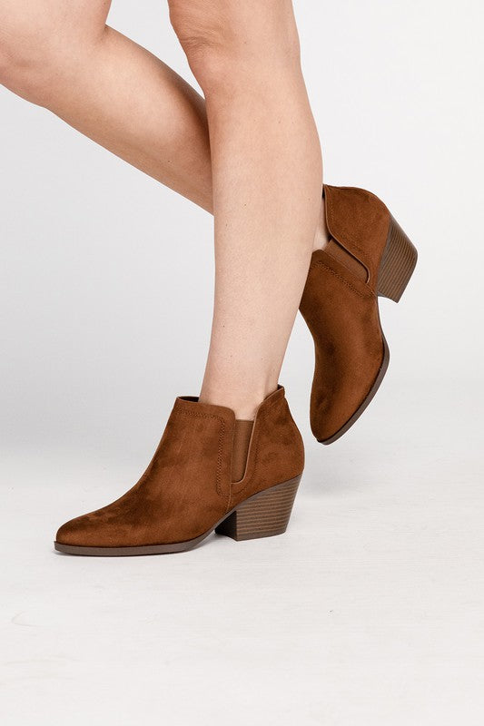 GWEN Suede Ankle Boots - House of Binx