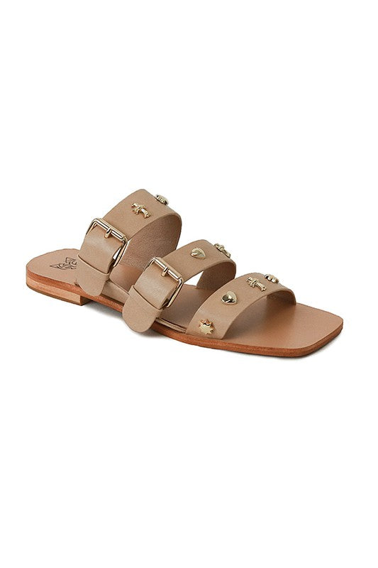 D-LANA-02-STUDED, FLAT, SANDALS - House of Binx