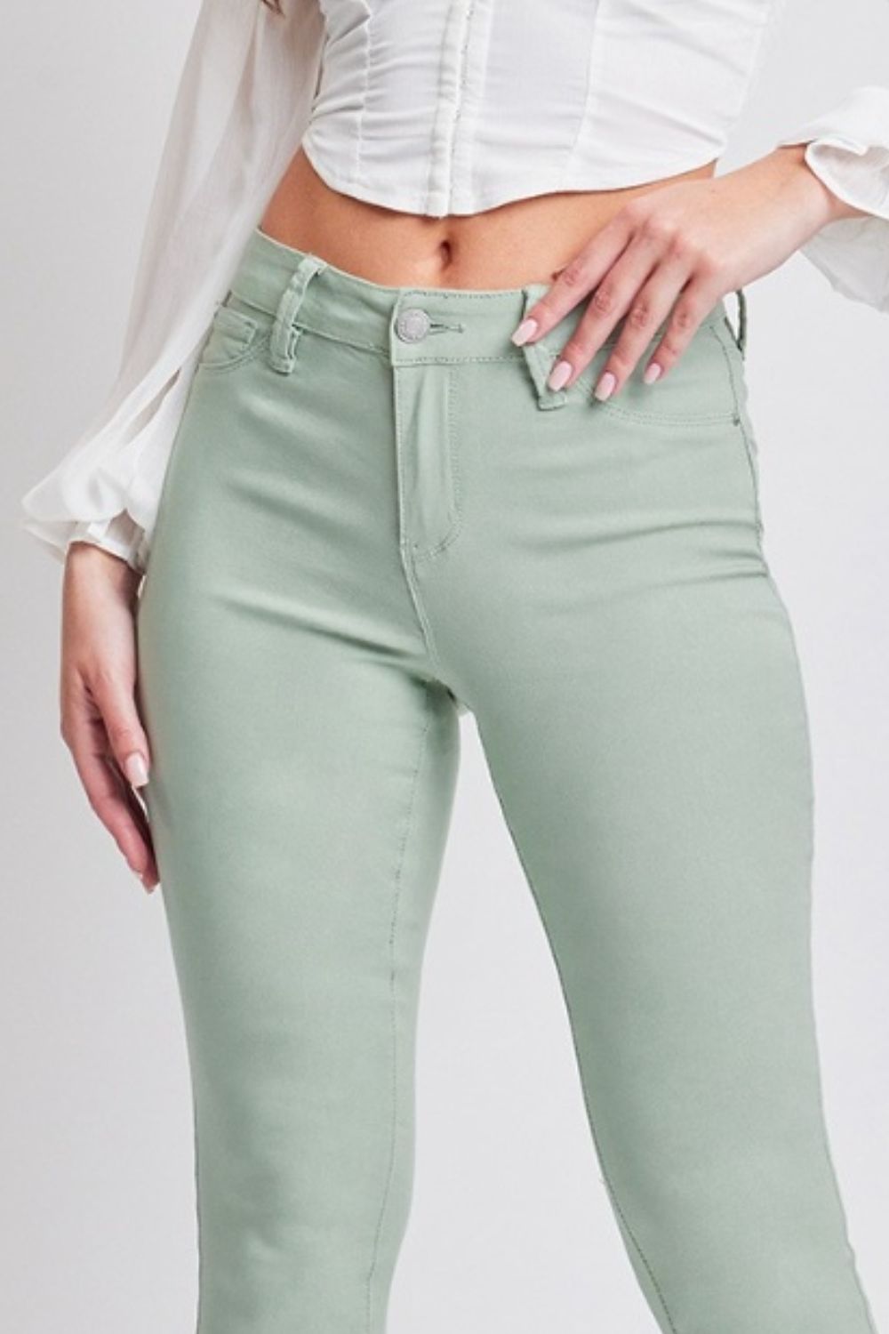 YMI Jeanswear Hyperstretch Mid-Rise Skinny Jeans - House of Binx