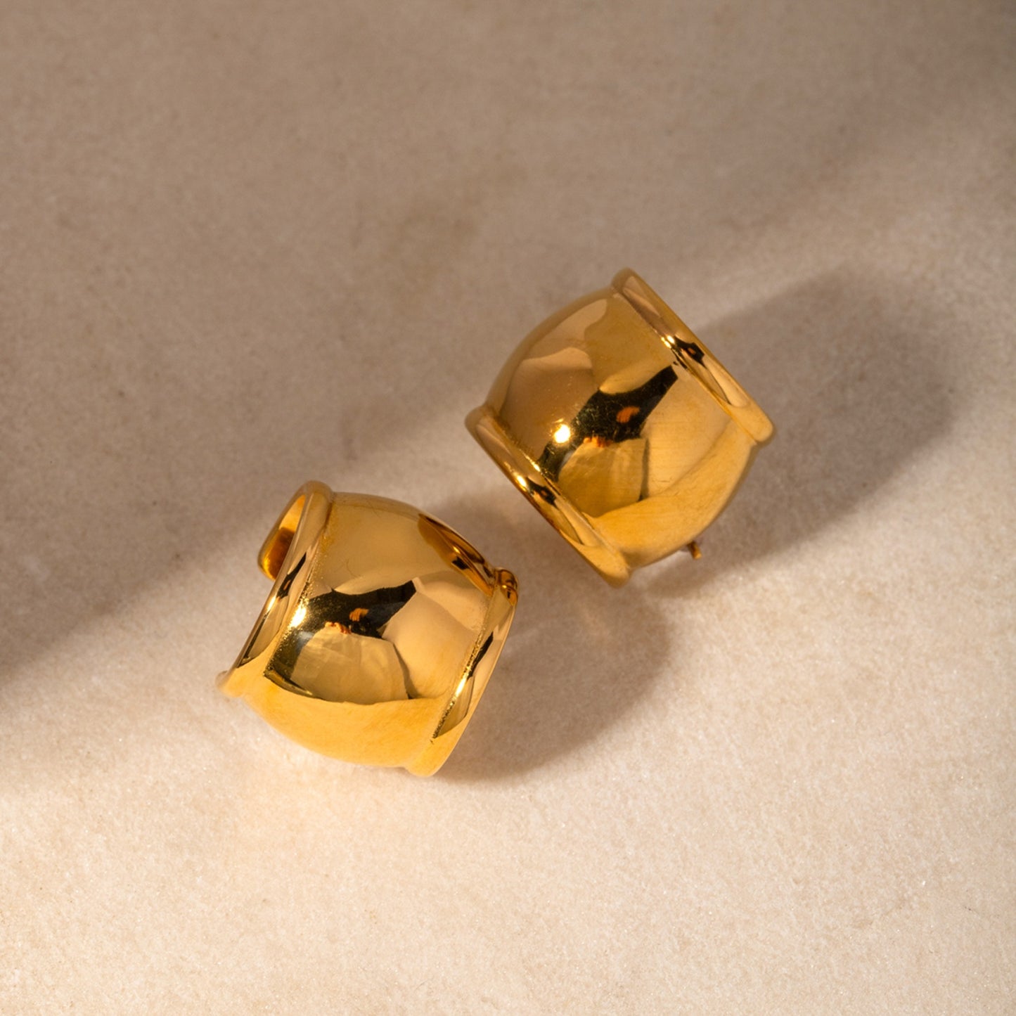 Stainless Steel C-Hoop Earrings - House of Binx