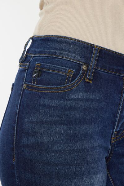 Kancan Mid Rise Gradient Skinny Jeans - House of Binx