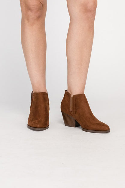 GWEN Suede Ankle Boots - House of Binx 