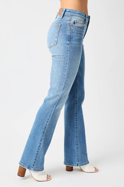 Judy Blue Full Size High Waist Straight Jeans - House of Binx 