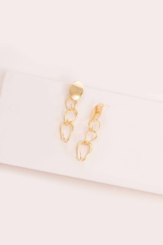 Get Jiggy Chain Earrings - House of Binx 