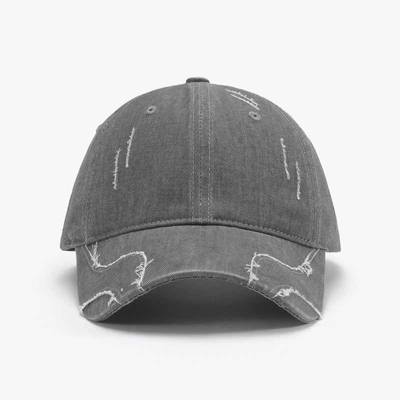 Raw Hem Adjustable Cap - House of Binx 