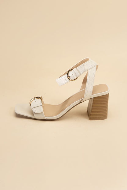 TREATY-S Buckle Sandal Heel - House of Binx 