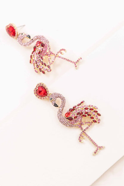 Pink Flamingo Drop Earrings - House of Binx 