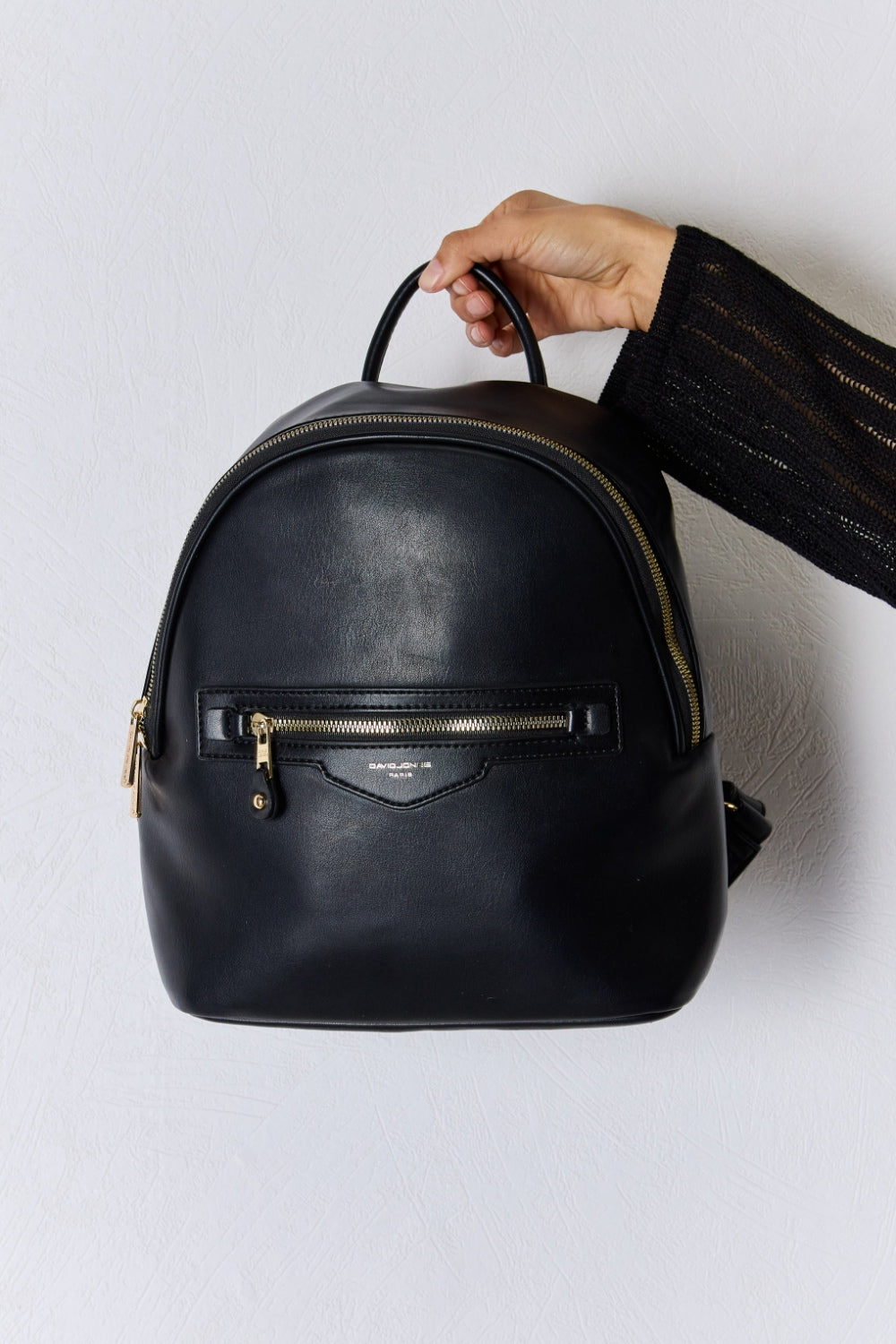 David Jones PU Leather Backpack - House of Binx 