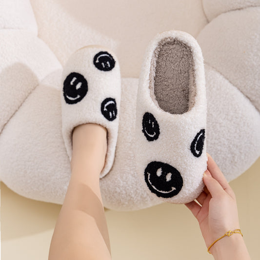 Melody Smiley Face Slippers - House of Binx 