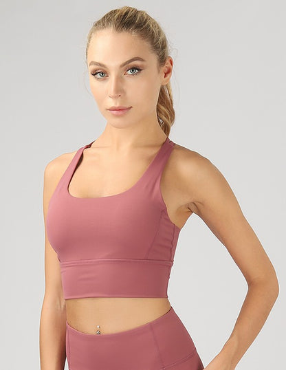 Strappy Back Active Crop Top - House of Binx 