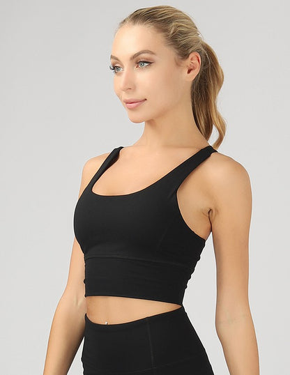 Strappy Back Active Crop Top - House of Binx 