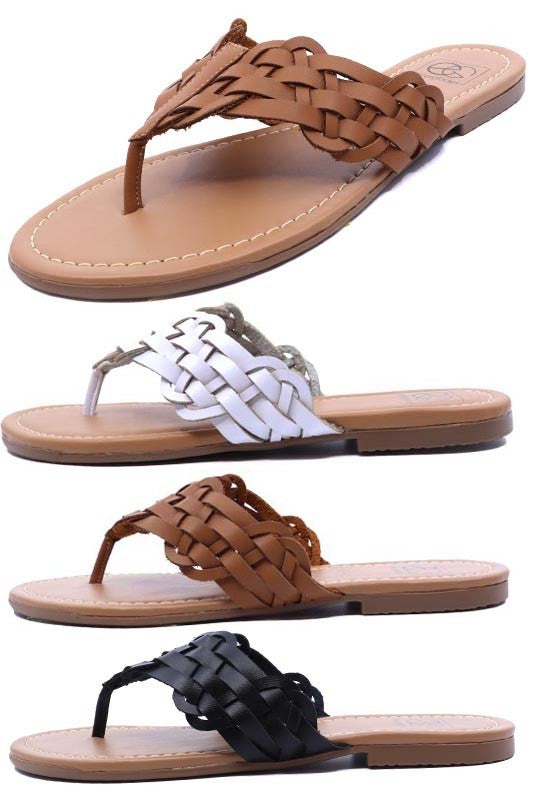 Woven Thong Sandal - House of Binx 