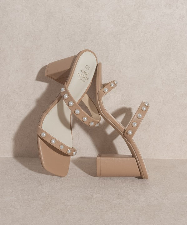 OASIS SOCIETY Victoria - Pearl Strap Heel - House of Binx 