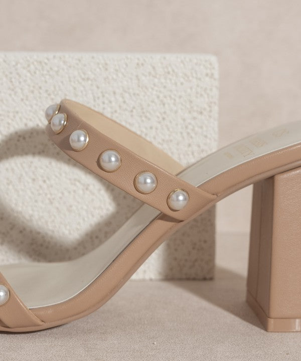 OASIS SOCIETY Victoria - Pearl Strap Heel - House of Binx 