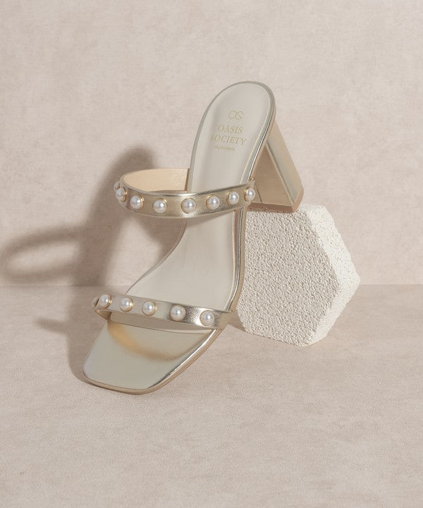 OASIS SOCIETY Victoria - Pearl Strap Heel - House of Binx 