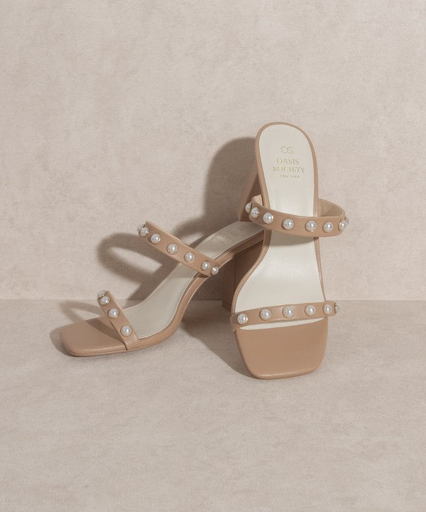 OASIS SOCIETY Victoria - Pearl Strap Heel - House of Binx 