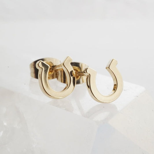 Mini Horseshoe Studs - House of Binx 