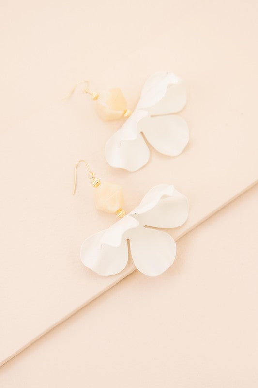 Snowdrop Hook Earrings - House of Binx 