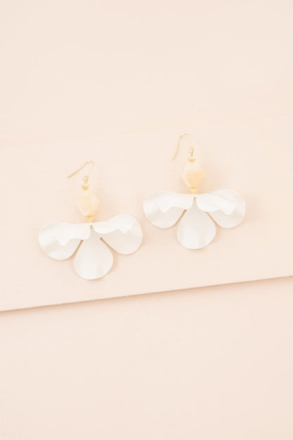 Snowdrop Hook Earrings - House of Binx 