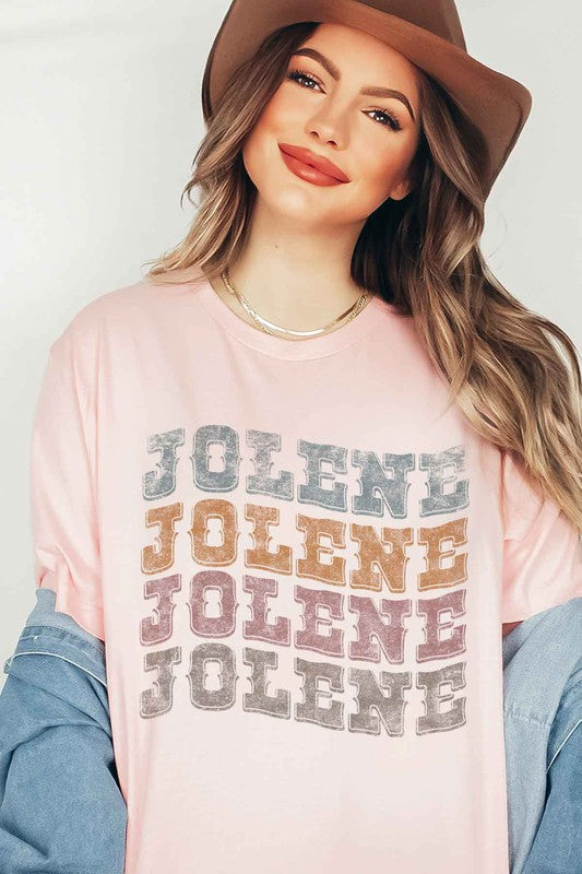 JOLENE WESTERN DOLLY GRAPHIC T-SHIRT - House of Binx 