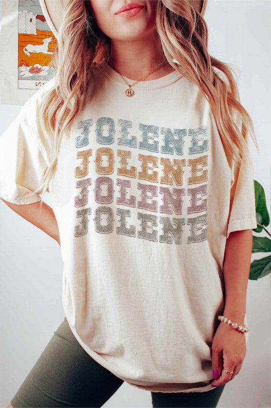 JOLENE WESTERN DOLLY GRAPHIC T-SHIRT - House of Binx 