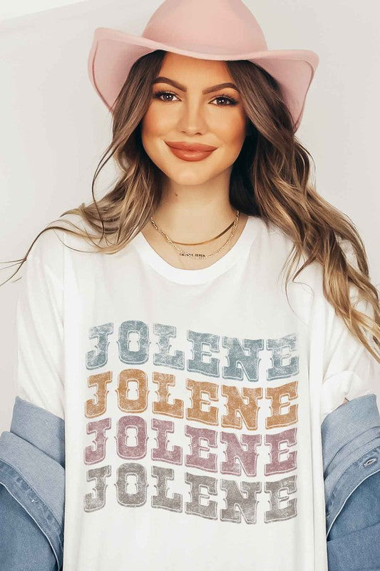 JOLENE WESTERN DOLLY GRAPHIC T-SHIRT - House of Binx 