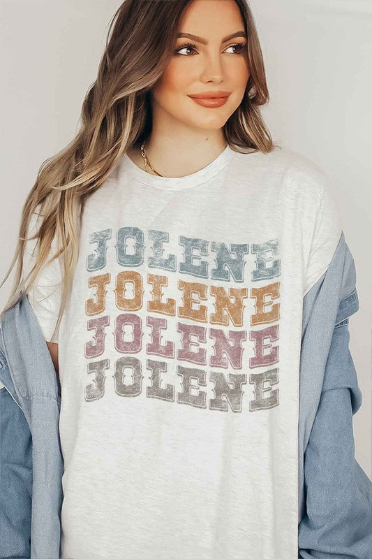 JOLENE WESTERN DOLLY GRAPHIC T-SHIRT - House of Binx 