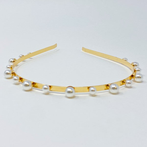 Precious Pearl Headband Set Of 2 - House of Binx 