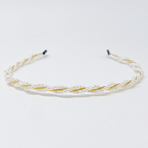 Precious Pearl Headband Set Of 2 - House of Binx 