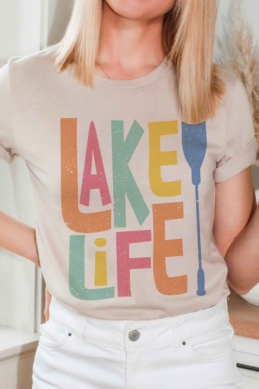 LAKE LIFE GRAPHIC T-SHIRT - House of Binx 