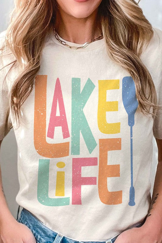 LAKE LIFE GRAPHIC T-SHIRT - House of Binx 