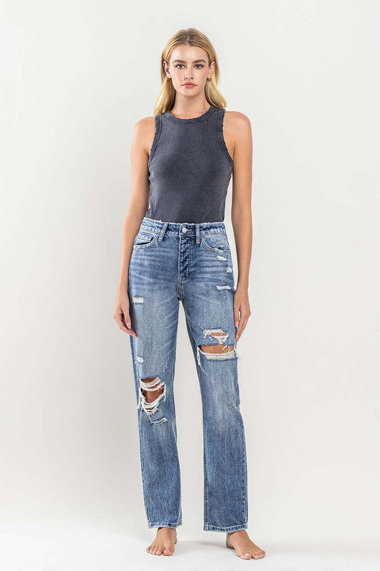 90'S Vintage Slim Straight Jean - House of Binx 