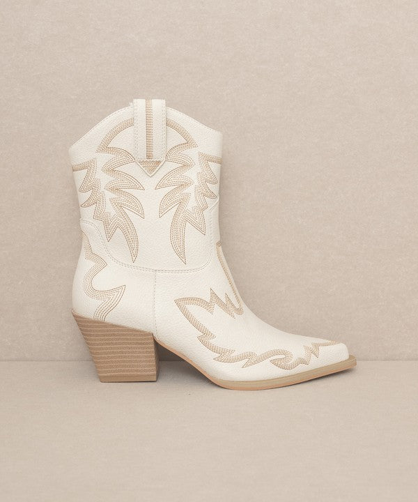 OASIS SOCIETY Nantes - Embroidered Cowboy Boots - House of Binx 