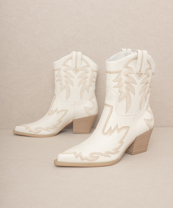 OASIS SOCIETY Nantes - Embroidered Cowboy Boots - House of Binx 