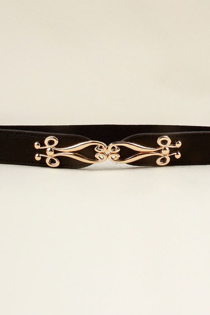 Alloy Buckle Elastic Belt - House of Binx 