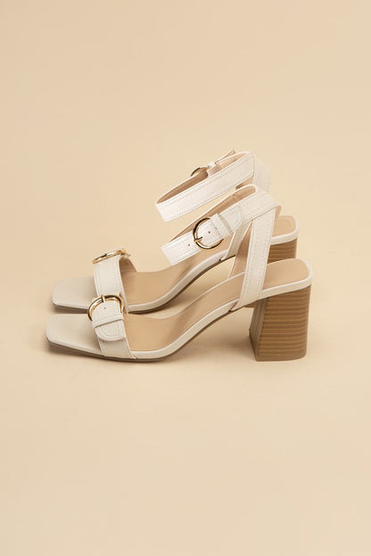 TREATY-S Buckle Sandal Heel - House of Binx 