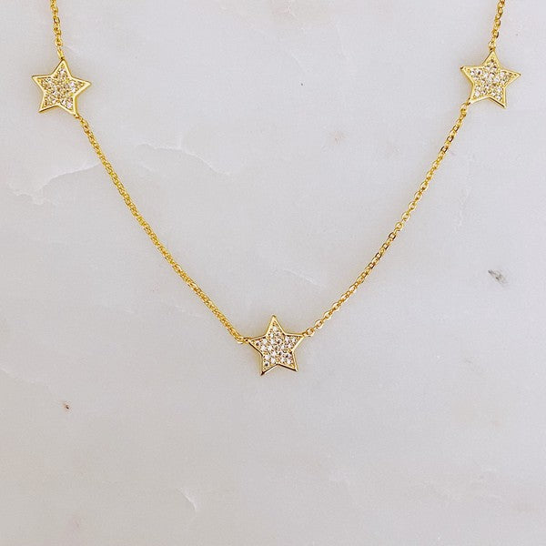 Stars In Greek Island Necklace - House of Binx 