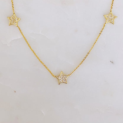 Stars In Greek Island Necklace - House of Binx 