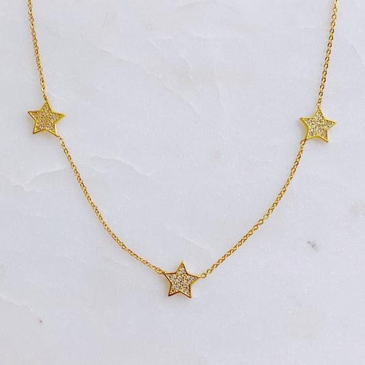 Stars In Greek Island Necklace - House of Binx 